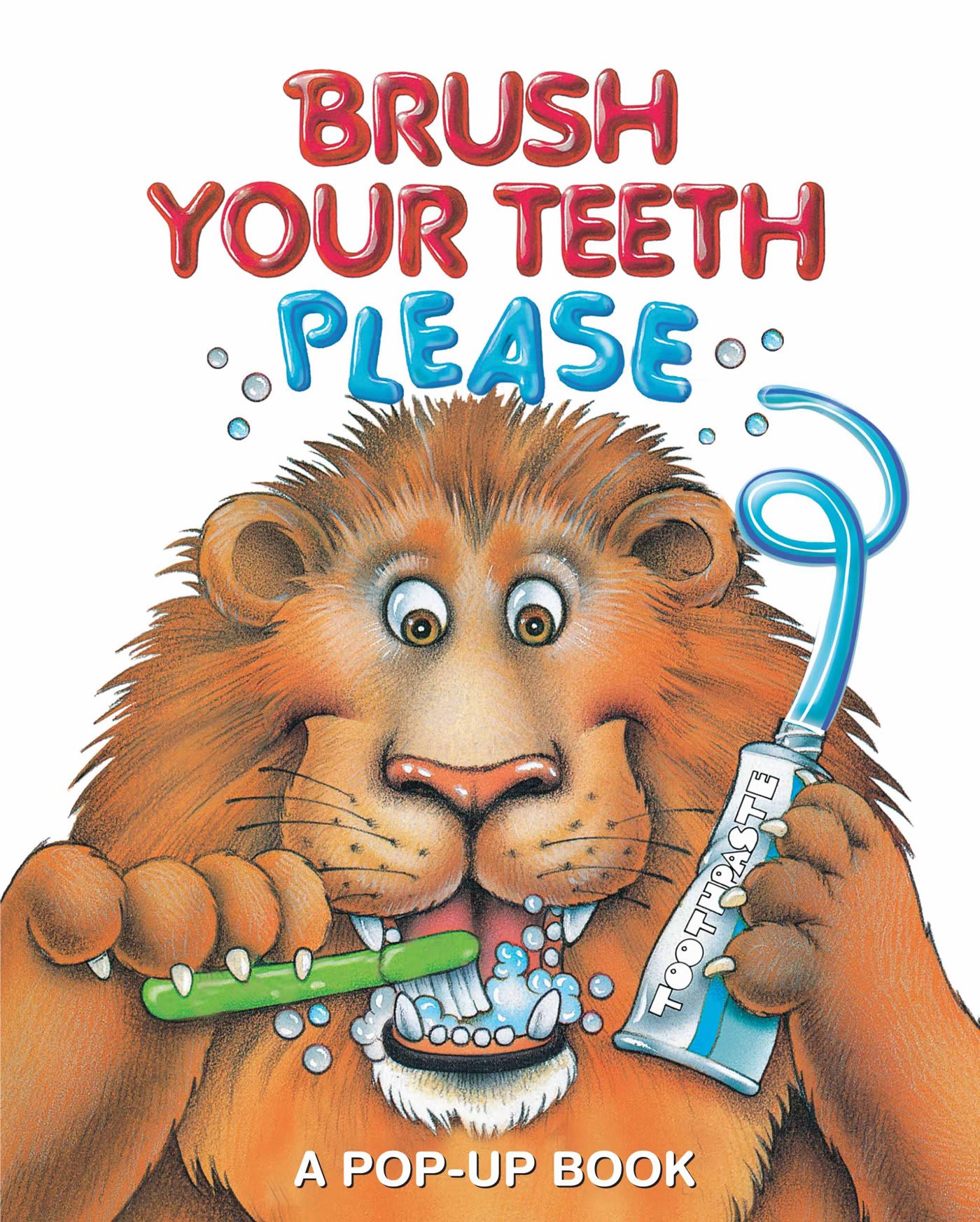 Brush Your Teeth Please, Pop-up dental health book for kids